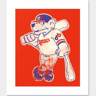 Defunct 80s Mascot Denver Bears Baseball Team Posters and Art